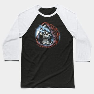 HOODED SKULL Baseball T-Shirt